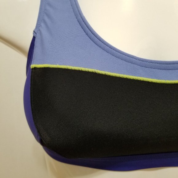 Prana bikini top Medium Isma colorblock racerback keyhole sport inspired swim - Picture 6 of 16